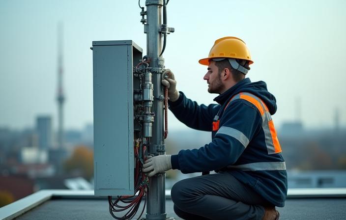 Netzwerkwartung im Rhein-Main-Gebiet